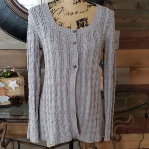 Gray cardigan sweater Apt 9 medium